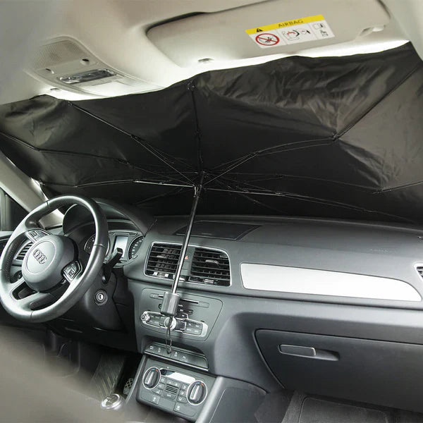 🔥Sombrilla Parasol Plegable Anti Rayos UV:  El Sol Está Dañando Tu Auto… Protégelo en Segundos