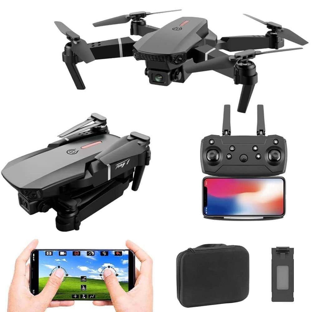 🚁 [PROMOCIÓN LIMITADA] – E88 Pro Max Sky Vision 4K™ con 2 BATERÍAS + CONTROL INTELIGENTE POR CELULAR 📸