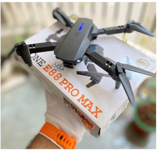 🚁 [PROMOCIÓN LIMITADA] – E88 Pro Max Sky Vision 4K™ con 2 BATERÍAS + CONTROL INTELIGENTE POR CELULAR 📸