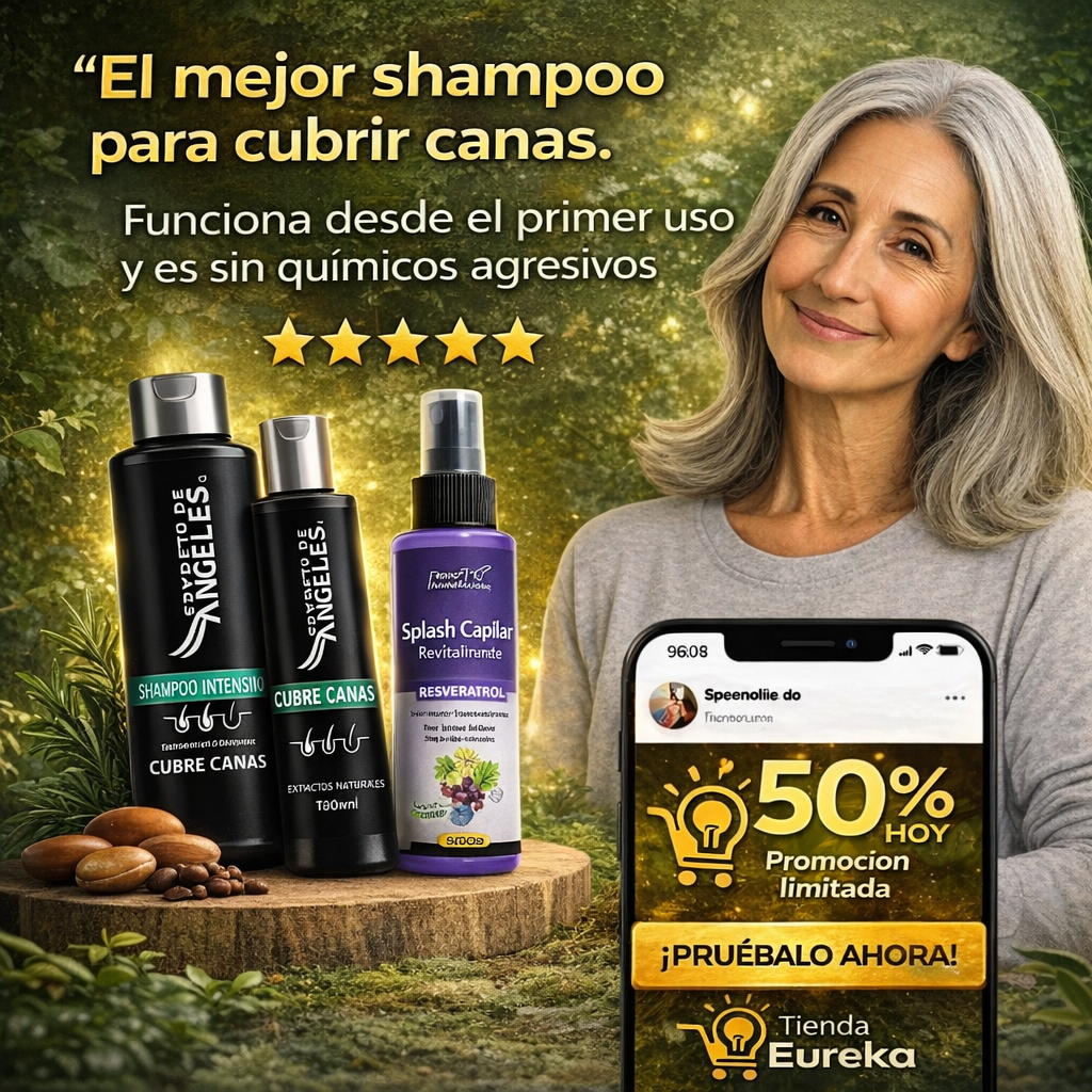 KIT SHAMPOO CHAO CANAS + TRATAMIENTO Cobertura Natural de Canas en Minutos