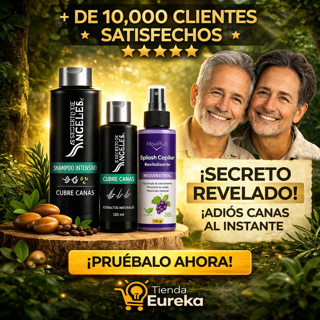 KIT SHAMPOO CHAO CANAS + TRATAMIENTO Cobertura Natural de Canas en Minutos