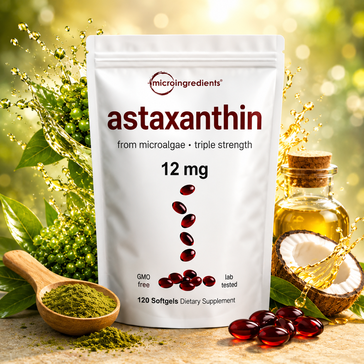 🔥 Astaxantina® – Rejuvenecimiento Celular, Energía y Vitalidad Total 🔥