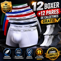 🩲 BÓXER Calvin Klain X12 💥 ¡PAGA 6 Y RECIBE 12 BÓXERS + 12 CALCETINES GRATIS! 💥