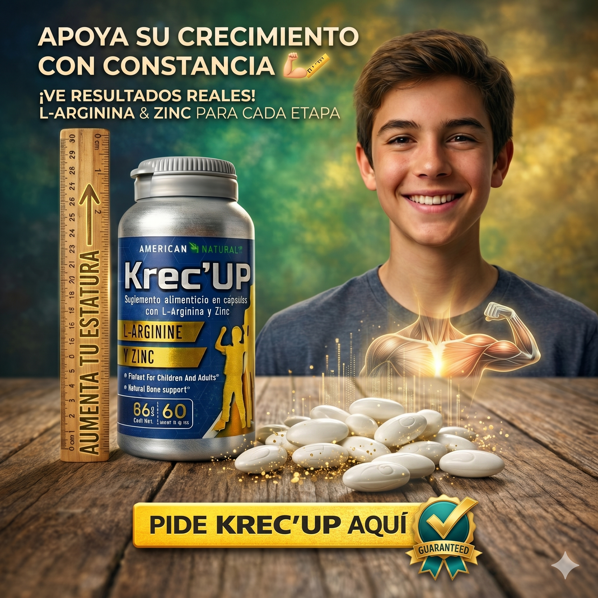 AlturaMax Pro Krec’Up™: Ayuda a Potenciar el Crecimiento de Forma Natural en Solo 2 Meses
