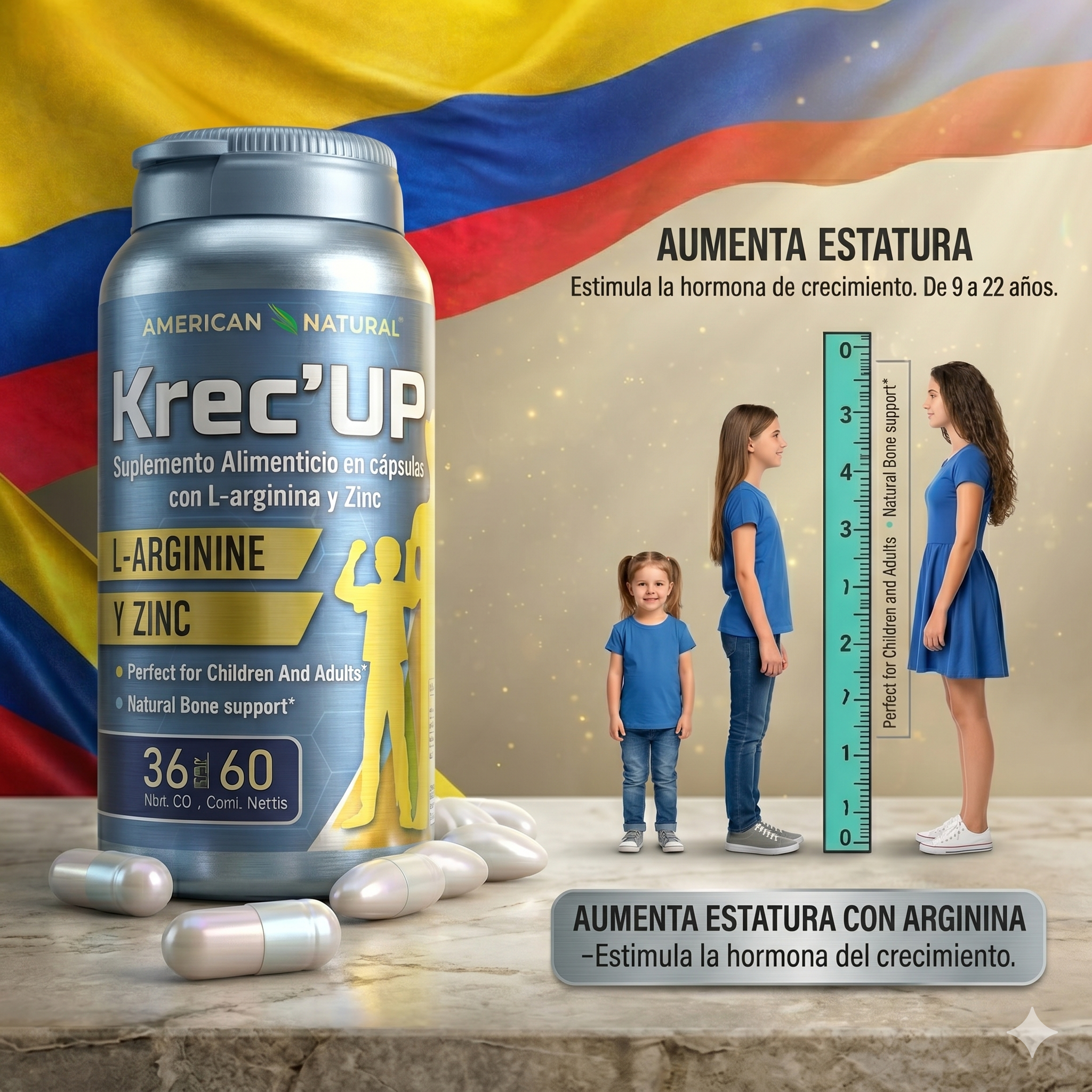 AlturaMax Pro Krec’Up™: Ayuda a Potenciar el Crecimiento de Forma Natural en Solo 2 Meses