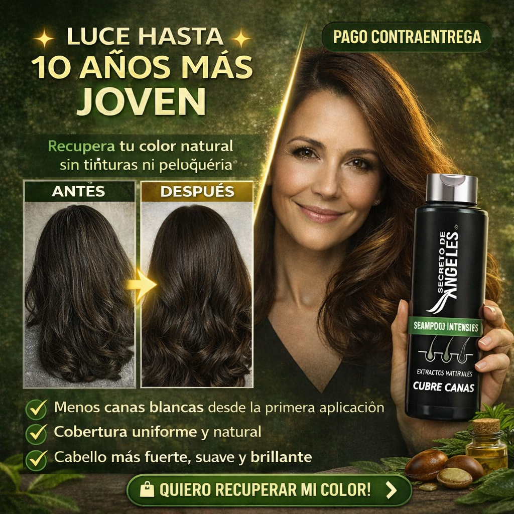 KIT SHAMPOO CHAO CANAS + TRATAMIENTO Cobertura Natural de Canas en Minutos